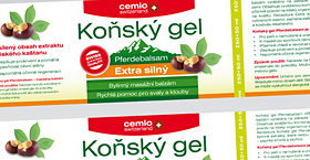 Koňský gel - obal